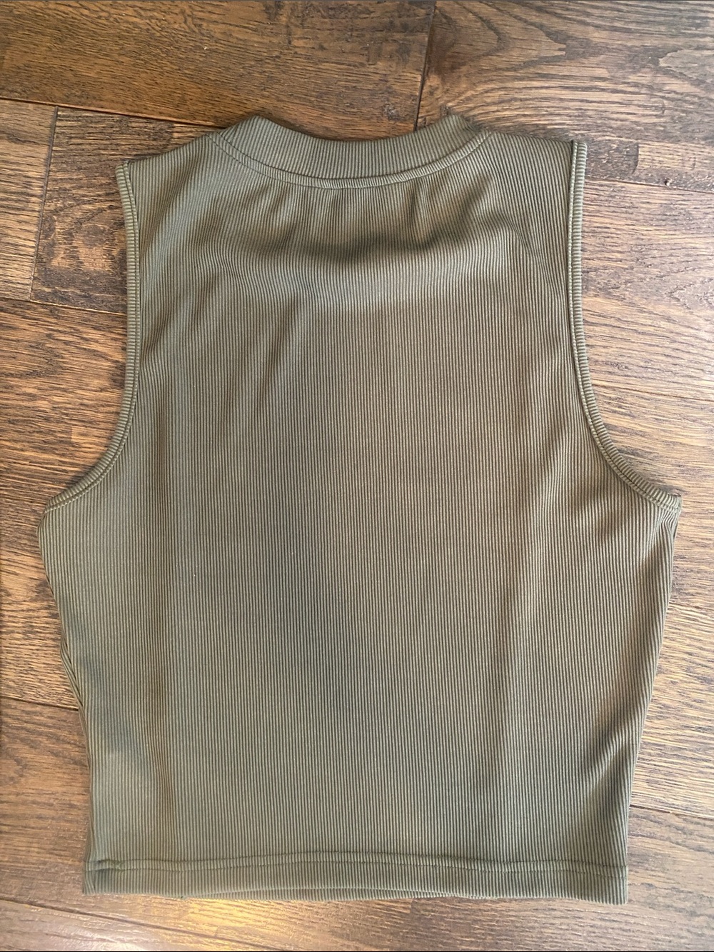 Wide-Leg Drawstring Pants in Olive Green - Picture 6 of 10